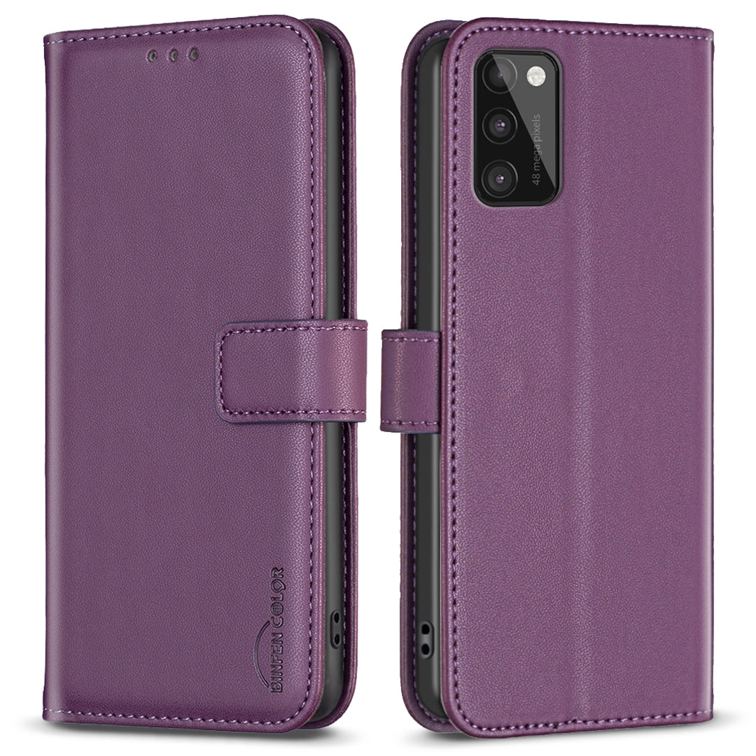 BINFEN COLOR BF17 For Samsung Galaxy A41 (Global Version) Wallet Leather Phone Cover Stand Magnetic Case BINFEN COLOR BF17 For Samsung Galaxy A41 (Global Version) Wallet Leather Phone Cover Stand Magnetic Case